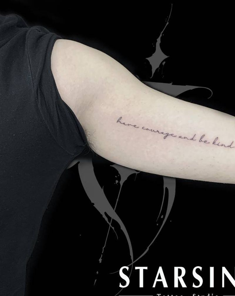 英文花体纹身图片_手臂英文纹身图案