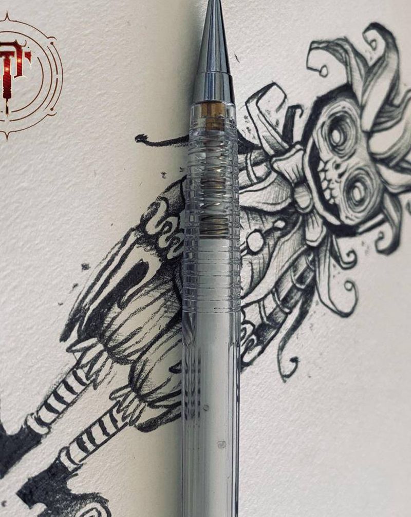 小丑纹身图片_手臂新传统小丑暗黑纹身图案