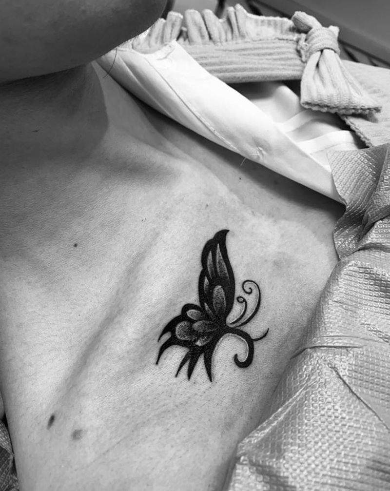 小图纹身图片_胸部腿部纹身图案