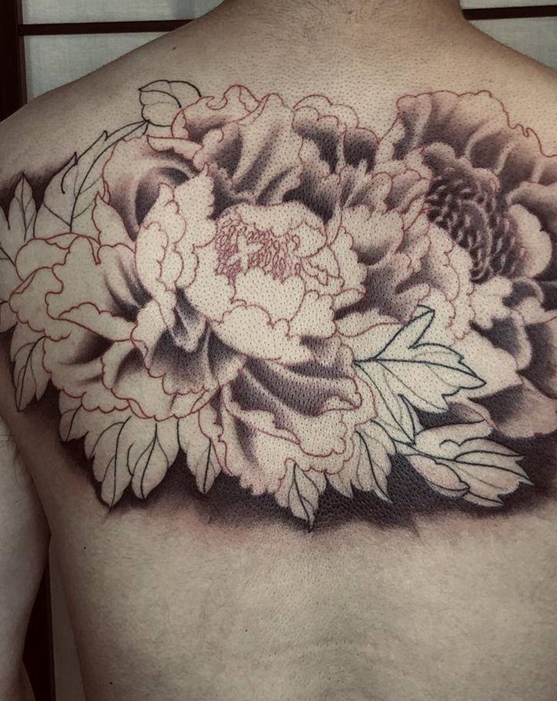 下次继续纹身图片_背部新传统纹身图案