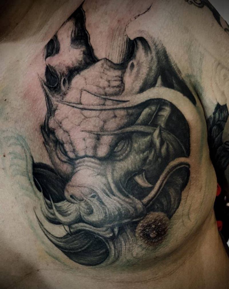 未完成纹身图片_手臂纹身图案