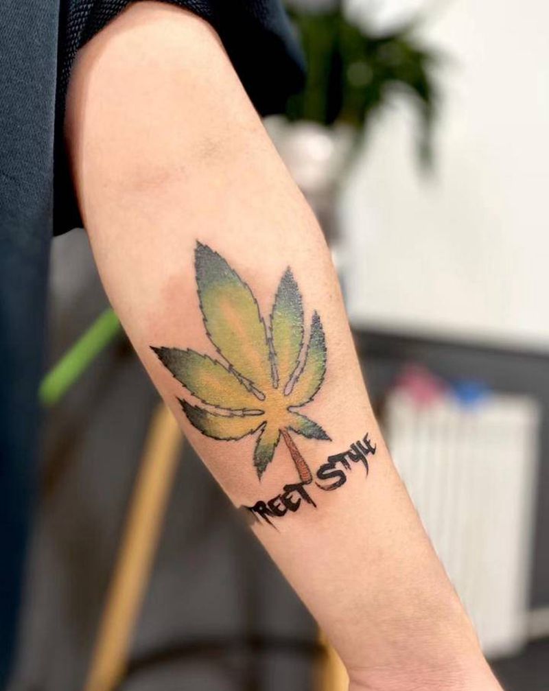 英文纹身图片_手臂纹身图案