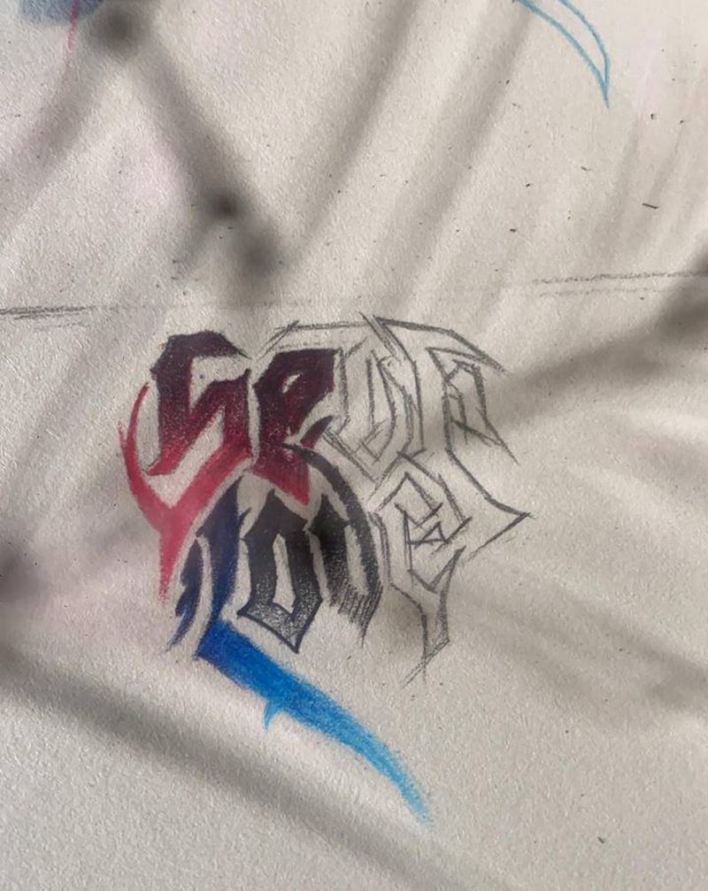 花体，自爱纹身图片_手臂花体字纹身图案