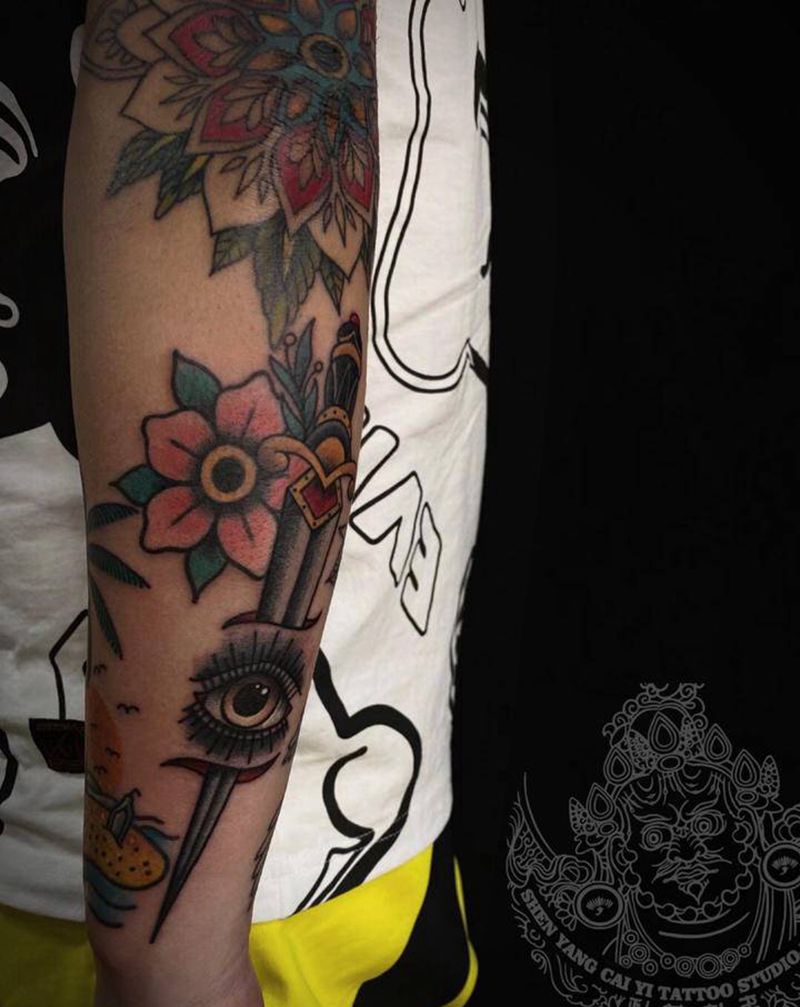 Oldschool纹身图片_Old School纹身图案