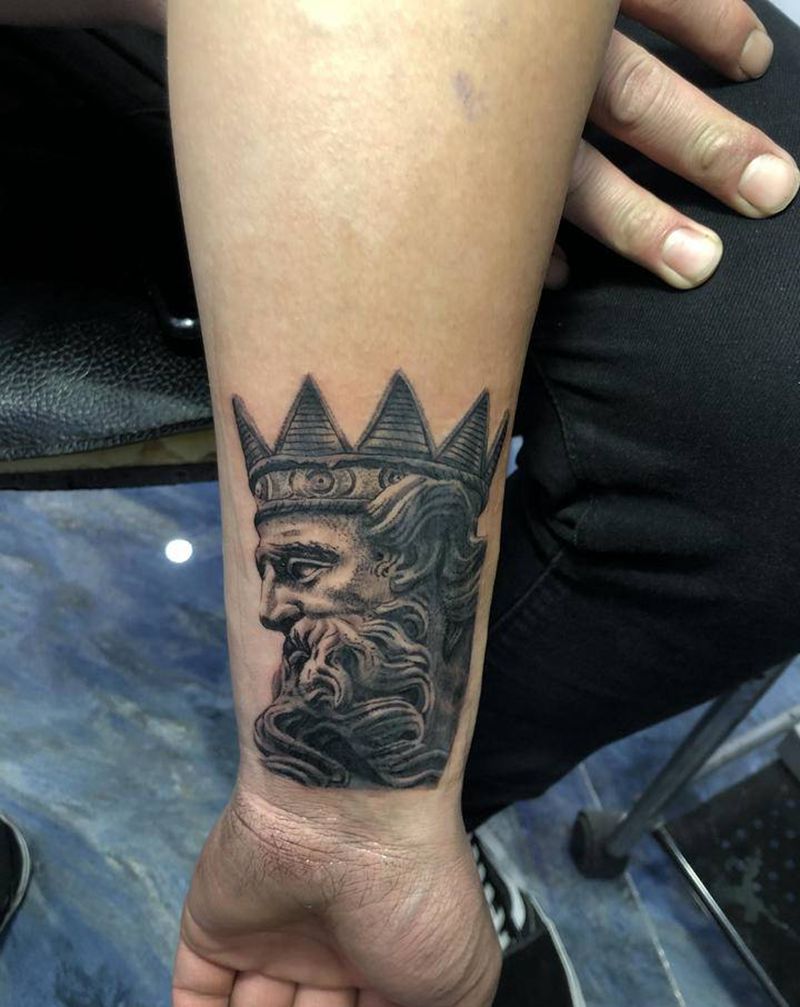 通辽乔雷刺青纹身纹身图片_手臂欧美写实纹身图案