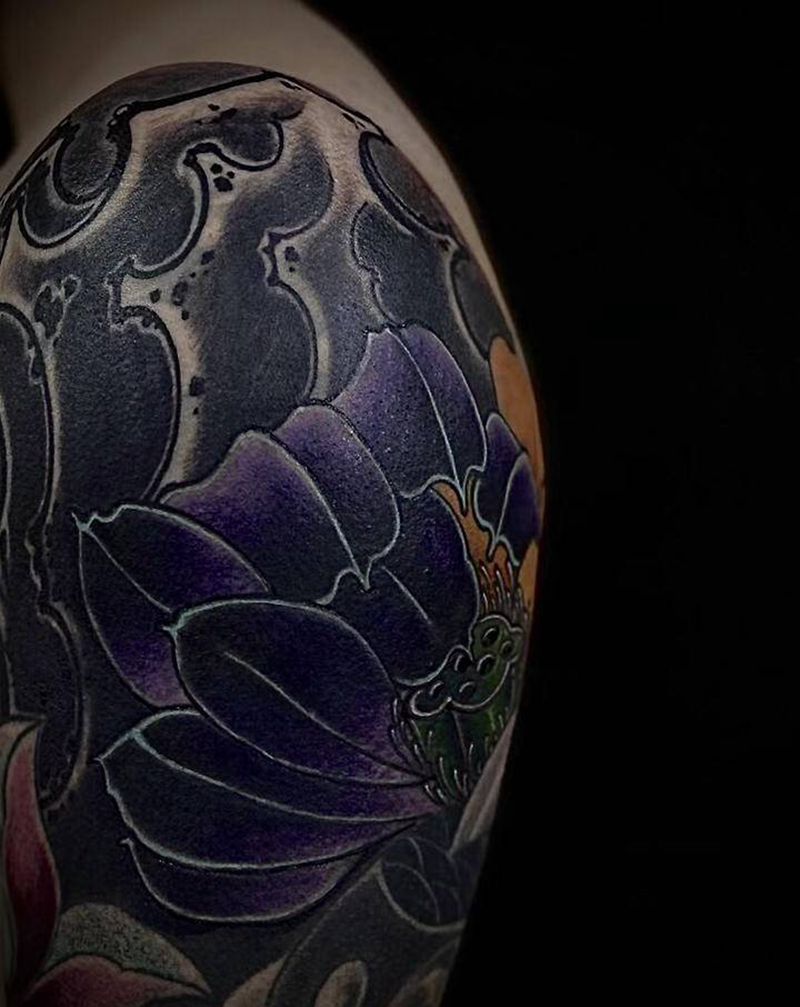 店内遮盖纹身图片_手臂新传统纹身图案