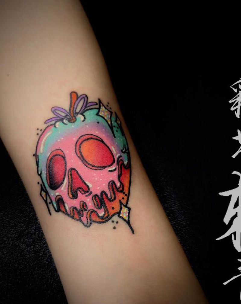 店内小图纹身图片_手臂Old SchoolNew School纹身图案