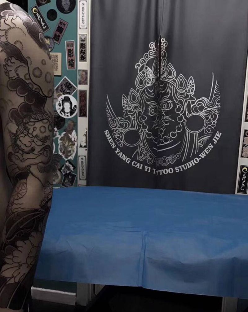 首席老师 纹杰工作进度纹身图片_手臂老传统纹身图案