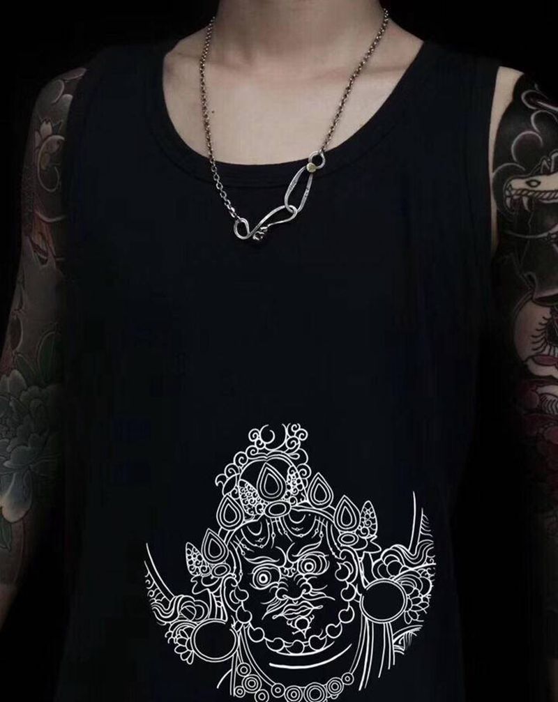 双花臂男神修成记纹身图片_手臂老传统纹身图案