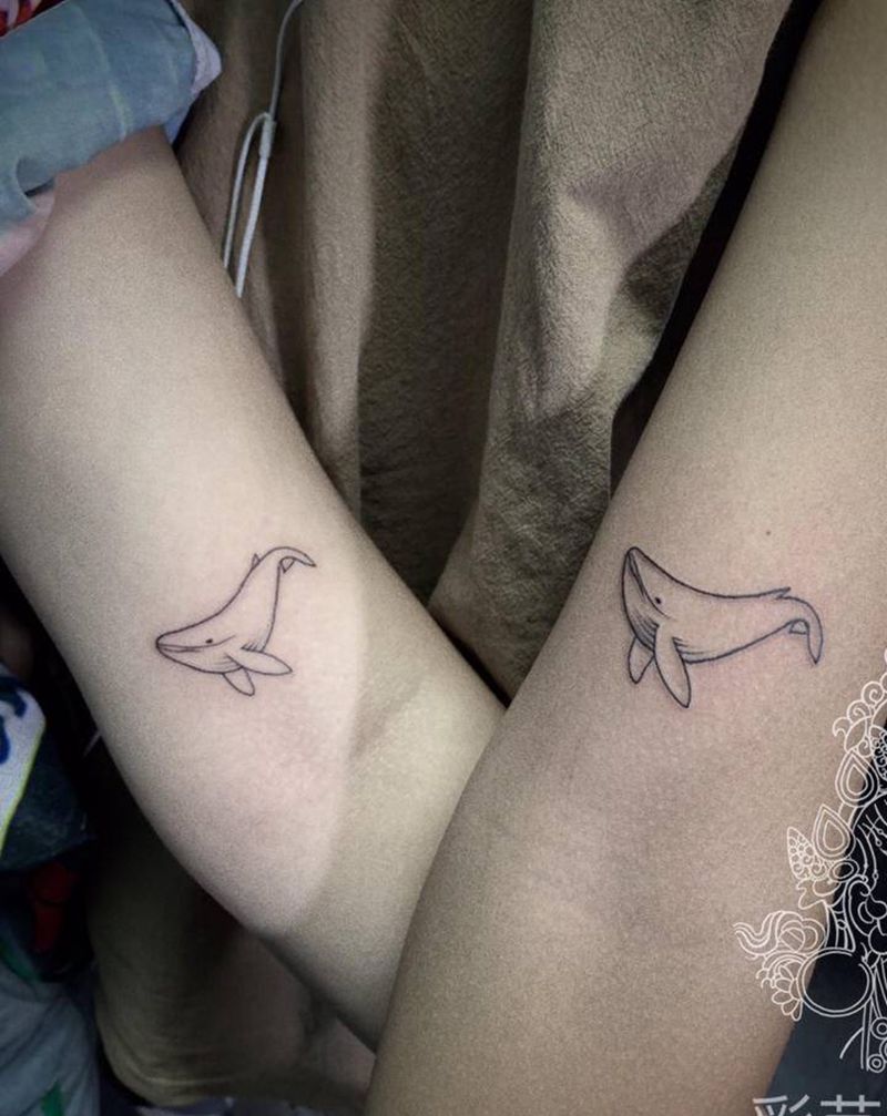 店内小清新纹身纹身图片_手臂图腾几何纹身图案