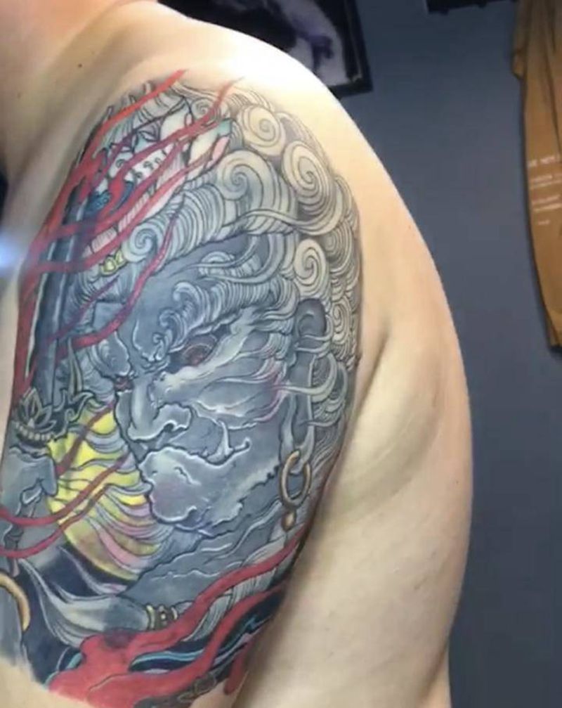 恢复后效果纹身图片_手臂纹身图案