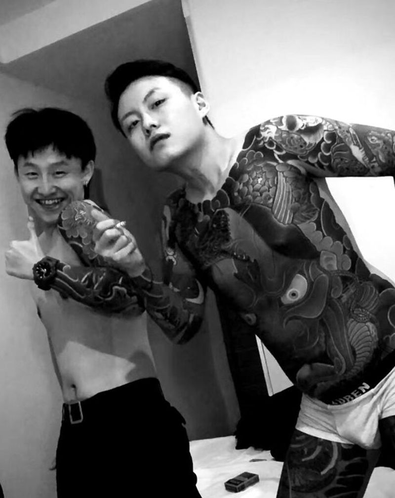 买家秀纹身图片_背部胸部新传统老传统纹身图案