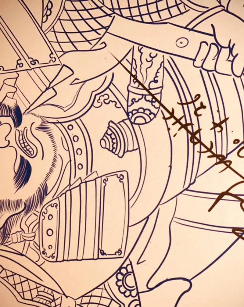 客稿。纹杰老师工作纹身图片_手臂老传统纹身图案