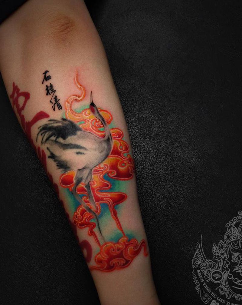 添加背景纹身图片_手臂水彩纹身图案