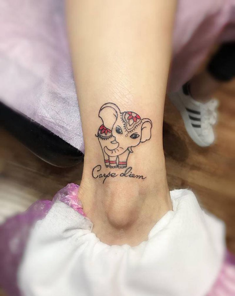 小清新纹身纹身图片_手臂脚部纹身图案