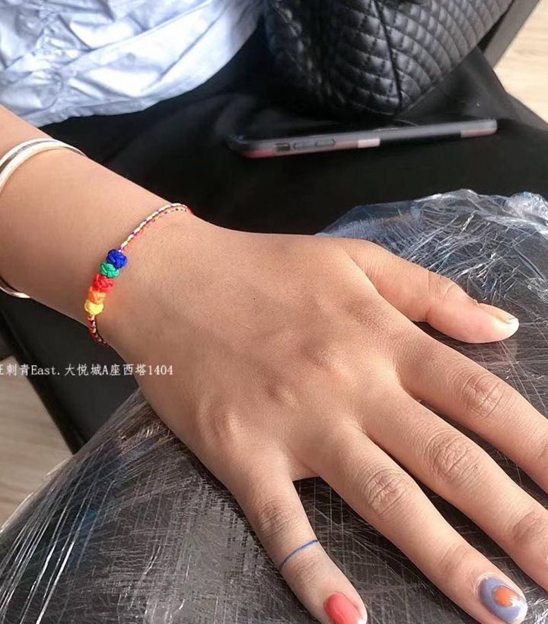 彩色指环纹身图片_图腾纹身图案