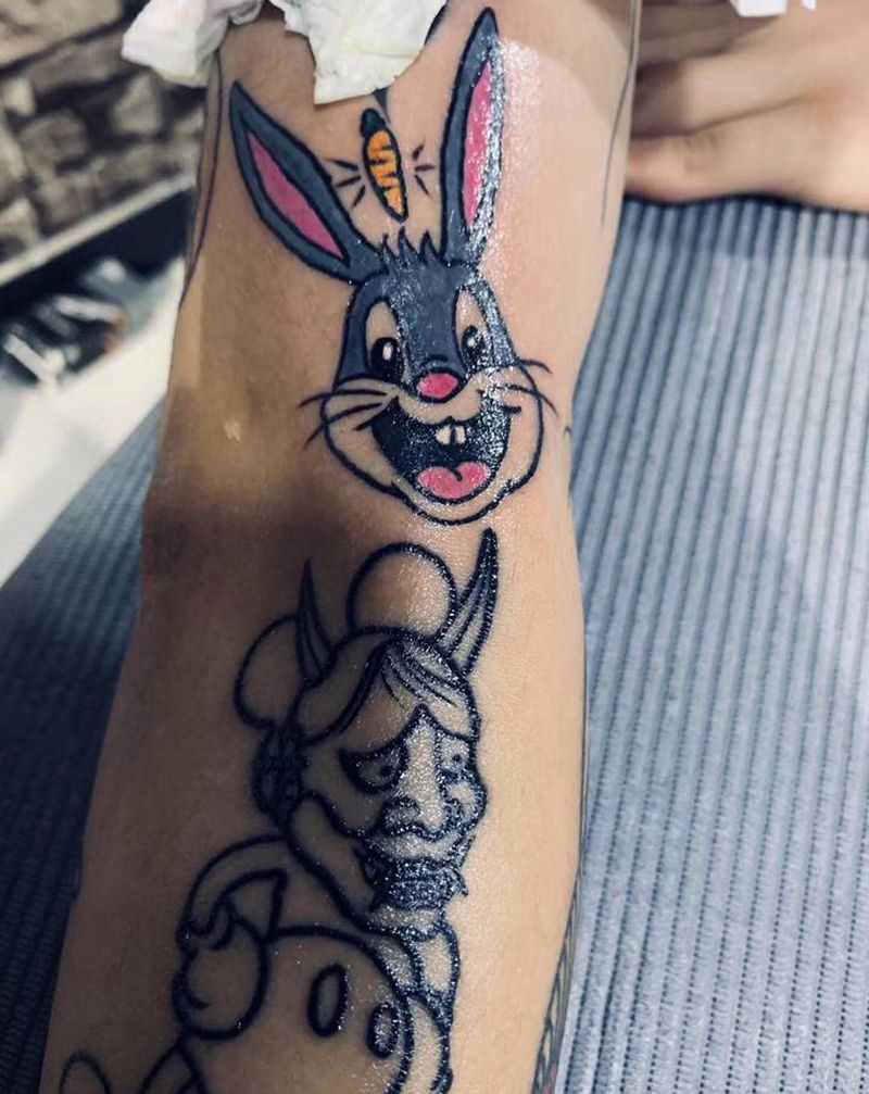 花臂纹身图片_Old SchoolNew School纹身图案