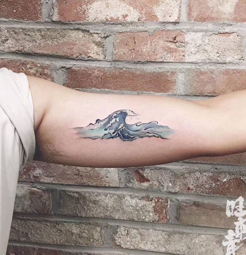 水墨等纹身图片_水墨纹身图案