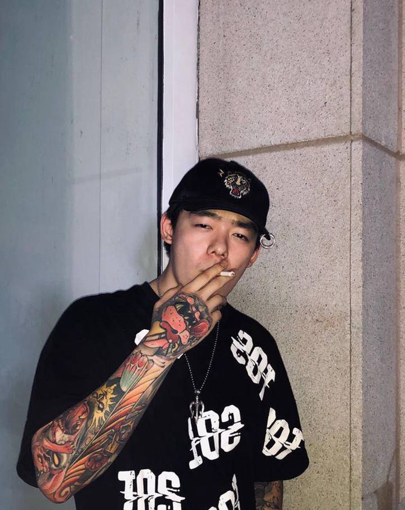 new  school花臂纹身图片_腿部手臂New School欧美写实纹身图案