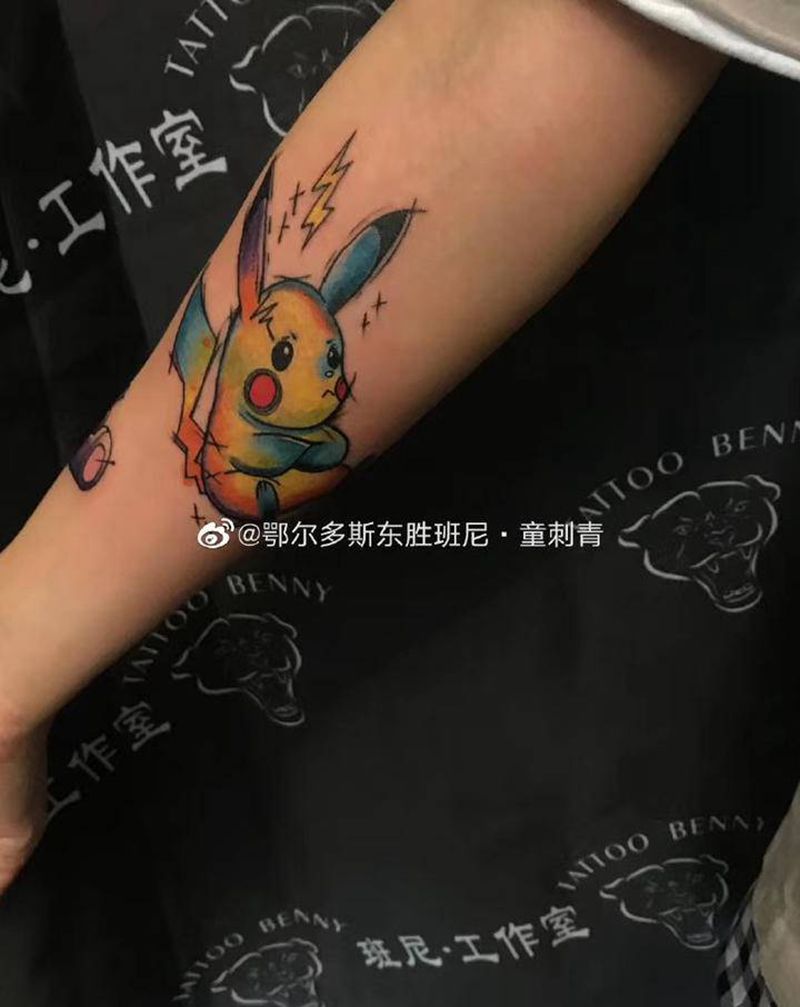 拼接小图纹身图片_手臂腿部纹身图案