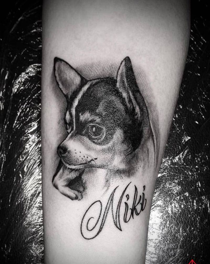 niki纹身图片_手臂欧美写实纹身图案