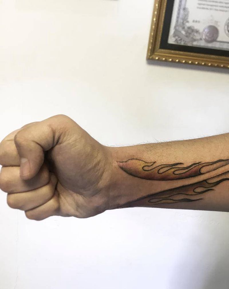 海贼王路飞纹身图片_手臂New SchoolOld School纹身图案