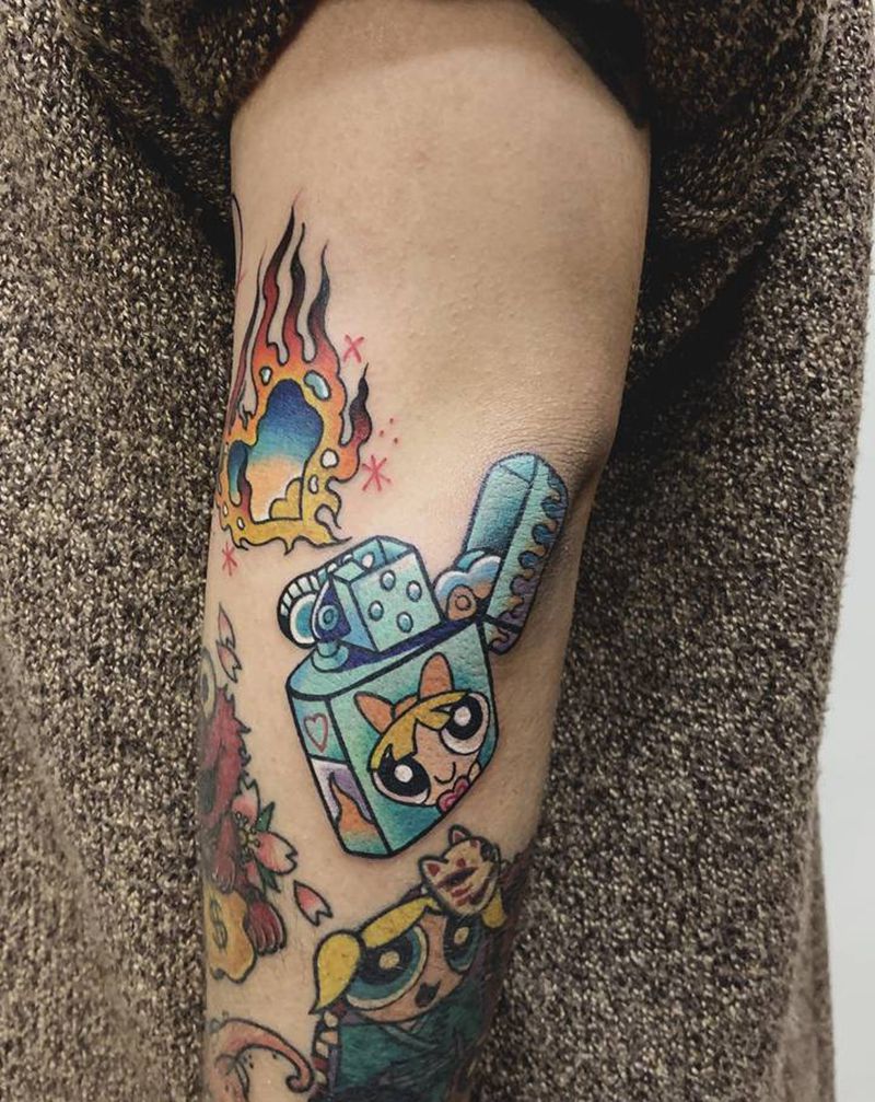 飞天小女警牌打火机