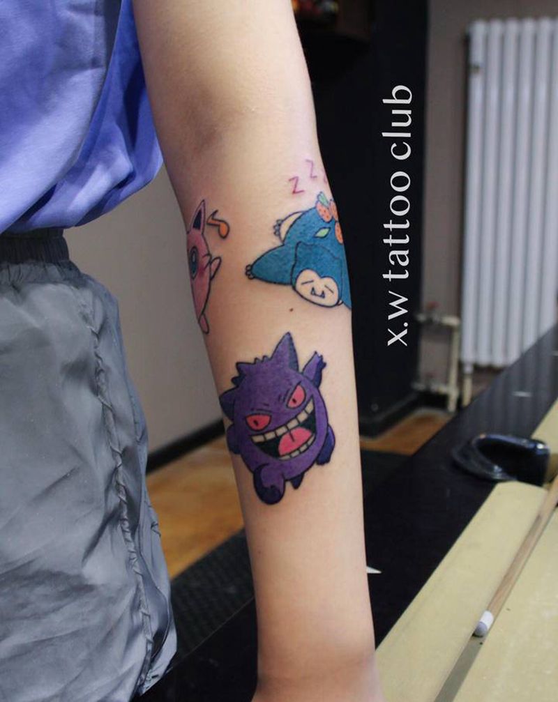 夏日小图纹身图片_小伟刺青小清新纹身图案