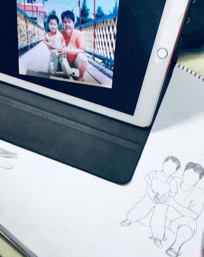 《手稿》纹身图片_胸部纹身图案