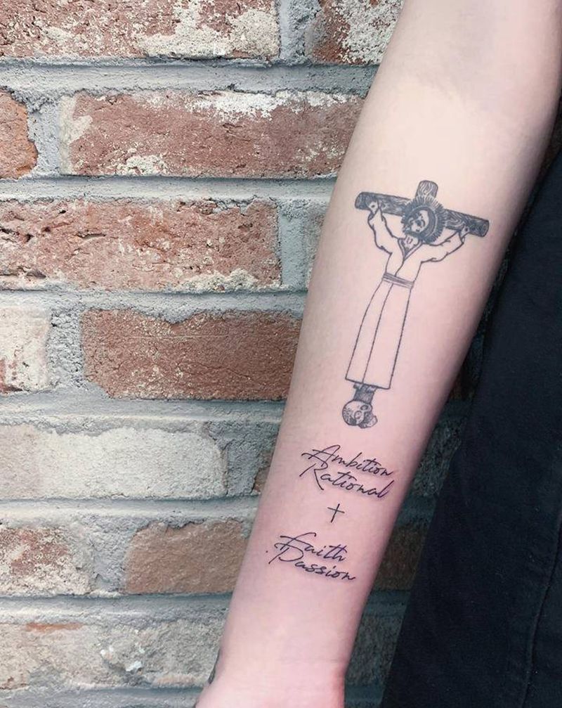 《个性字体》纹身图片_手臂花体字纹身图案