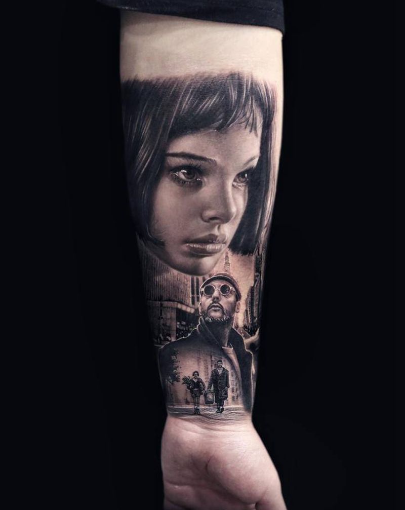 by拾渡纹身图片_手臂欧美写实纹身图案