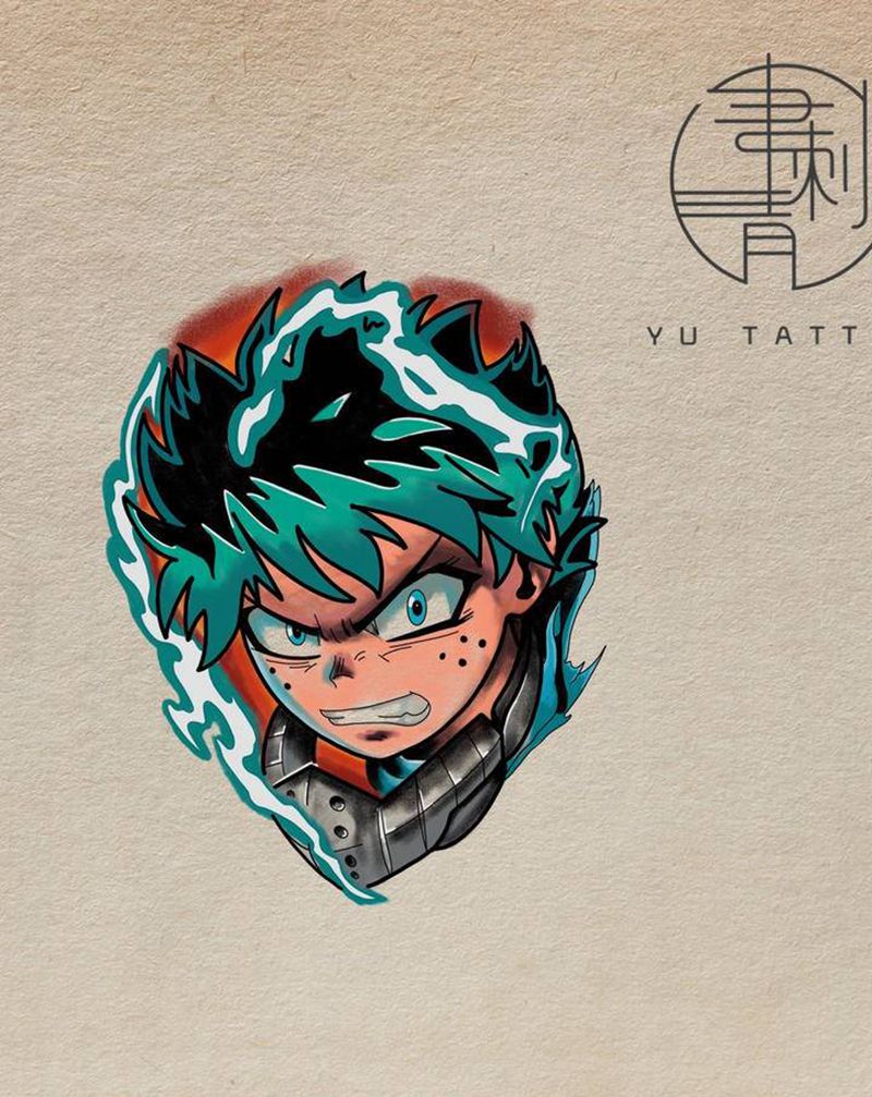 给顾客改的稿子纹身图片_New School纹身图案