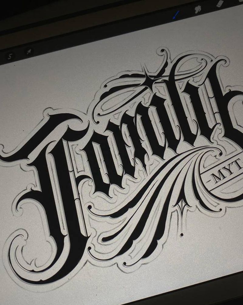 今天的练字纹身图片_手臂腰部纹身图案