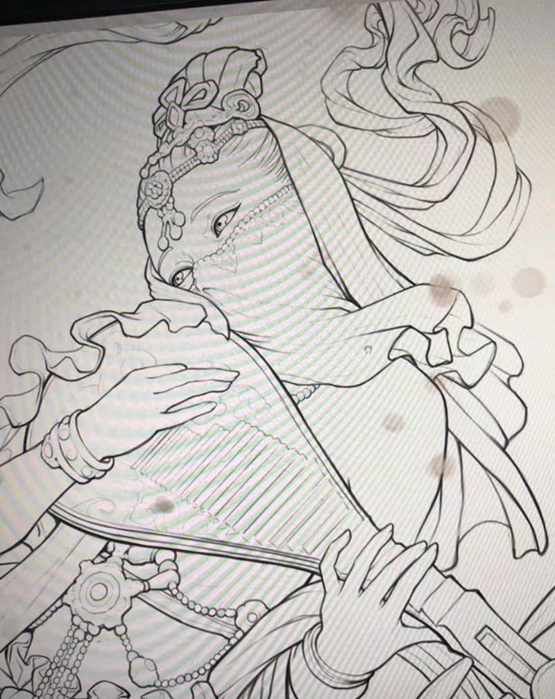 回云阙·雪纹身图片_手臂新传统纹身图案