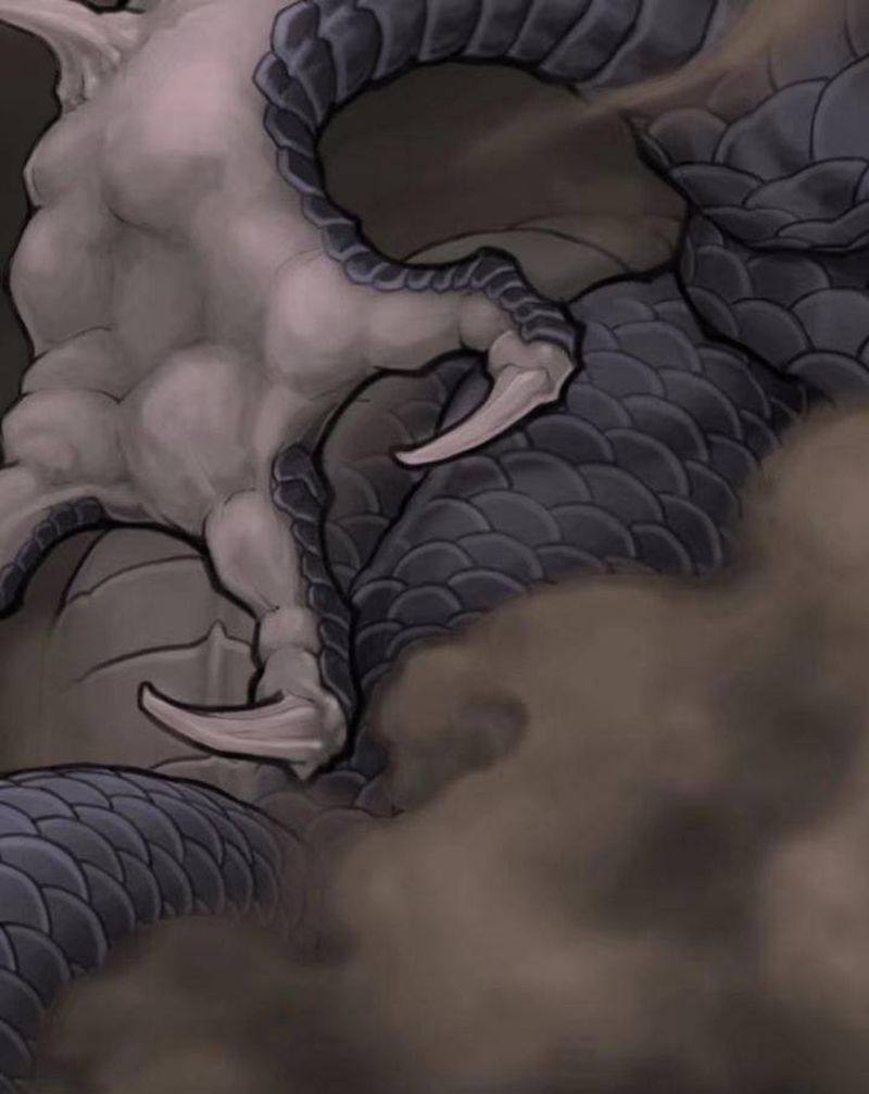 镇魂歌手稿纹身图片_背部新传统原创纹身图案