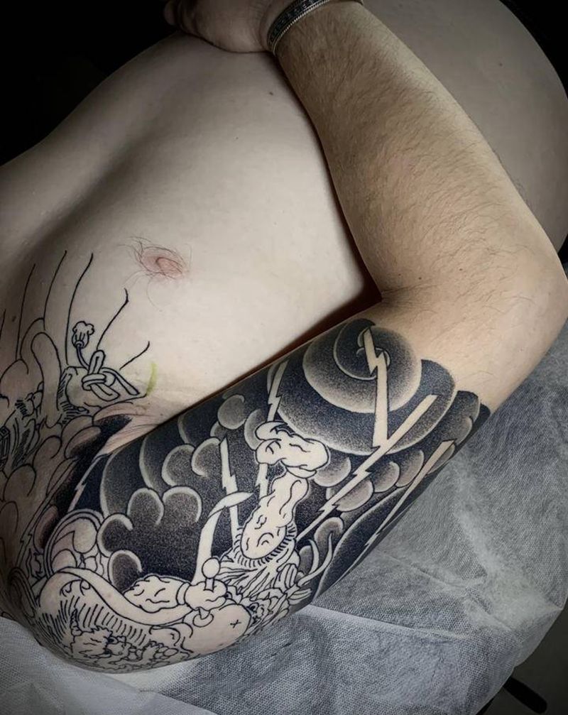 更进度...纹身图片_老传统纹身图案