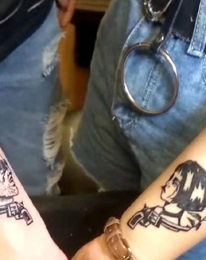 情侣纹身纹身图片_手部Old SchoolNew School纹身图案