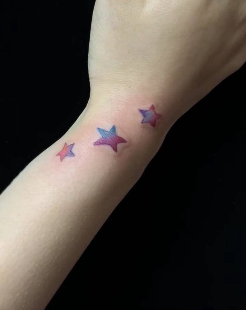 小清新纹身图片_几何小清新纹身图案