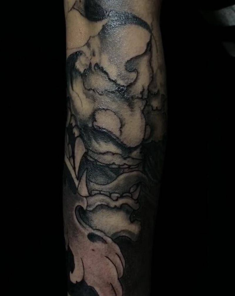 般若纹身图片_手部手臂新传统老传统般若纹身图案