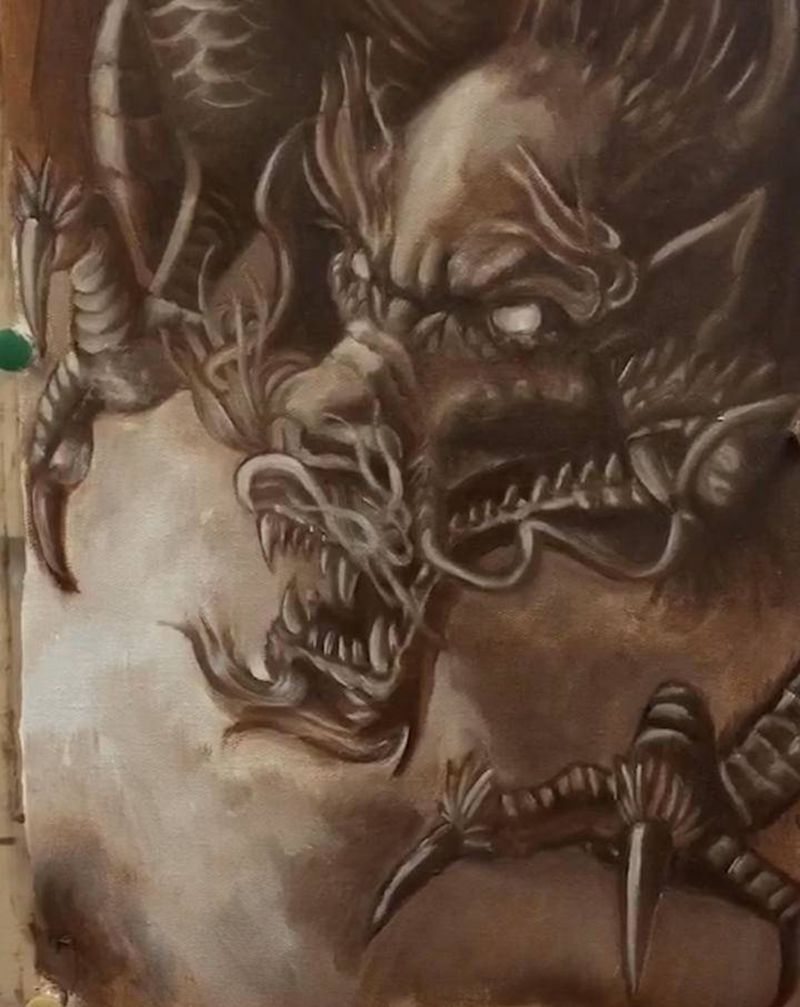 绘画作品纹身图片_新传统纹身图案