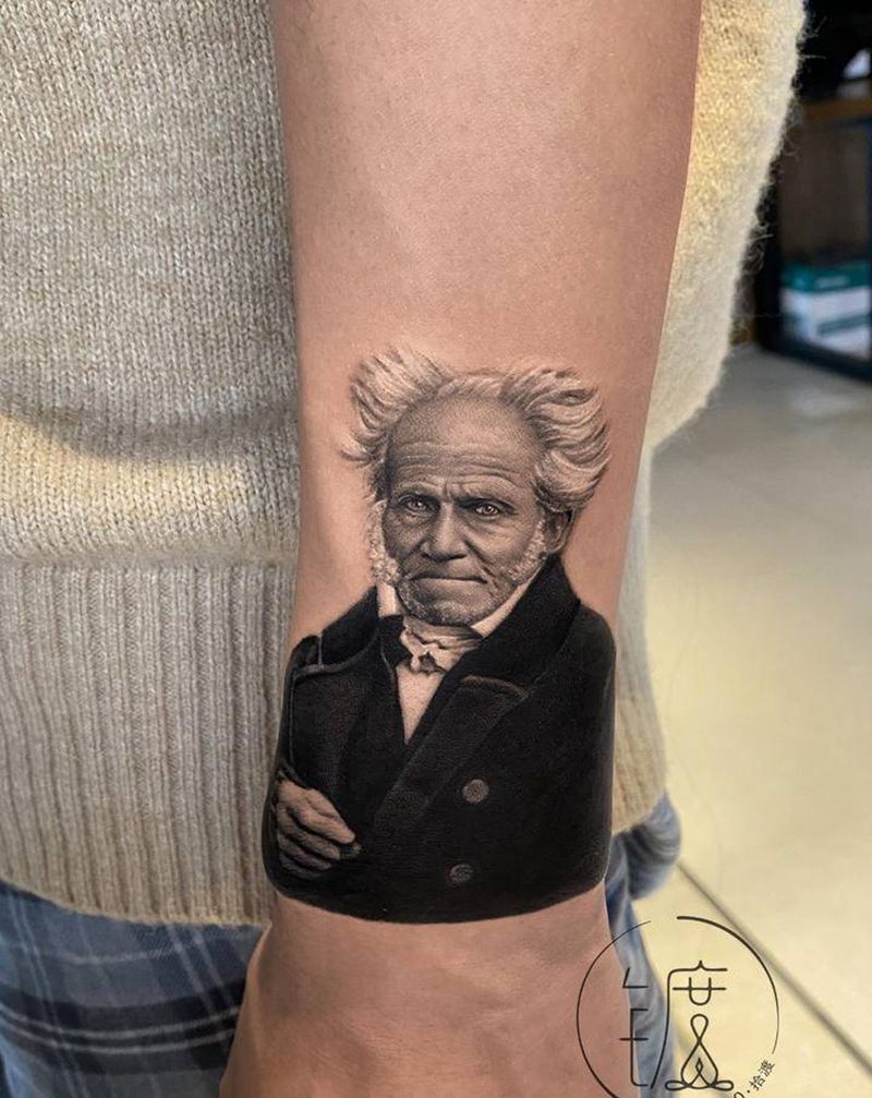 by拾渡纹身图片_手臂欧美写实纹身图案