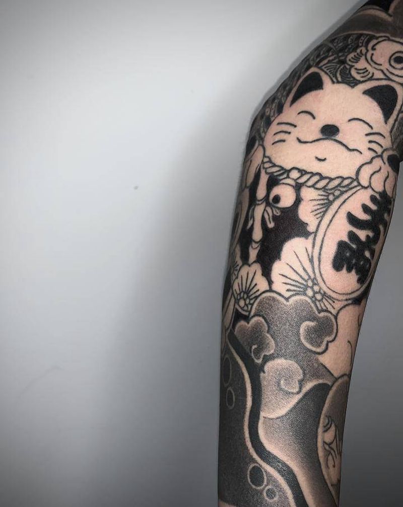 日式传统纹身图片_老传统纹身图案