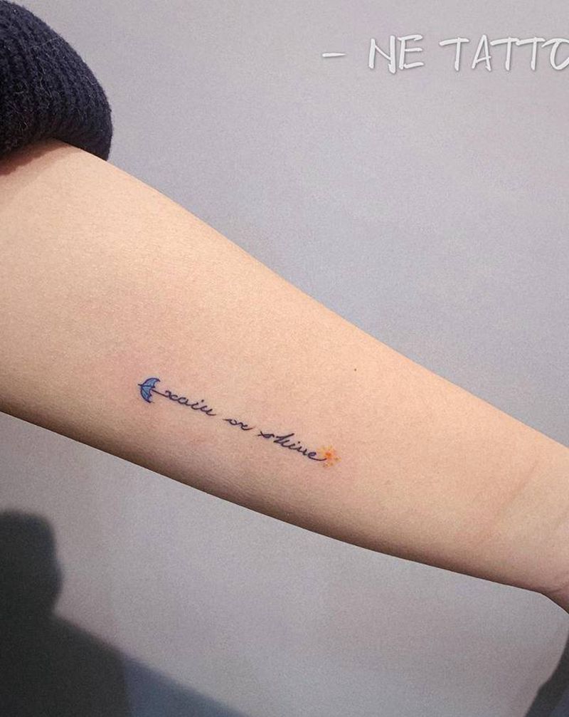 《深夜文字》纹身图片_手臂花体字纹身图案