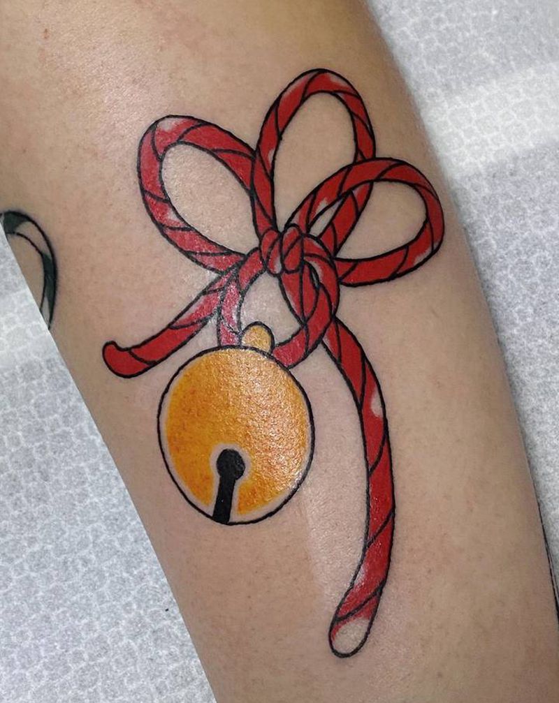 日式小铃铛纹身图片_手臂老传统纹身图案