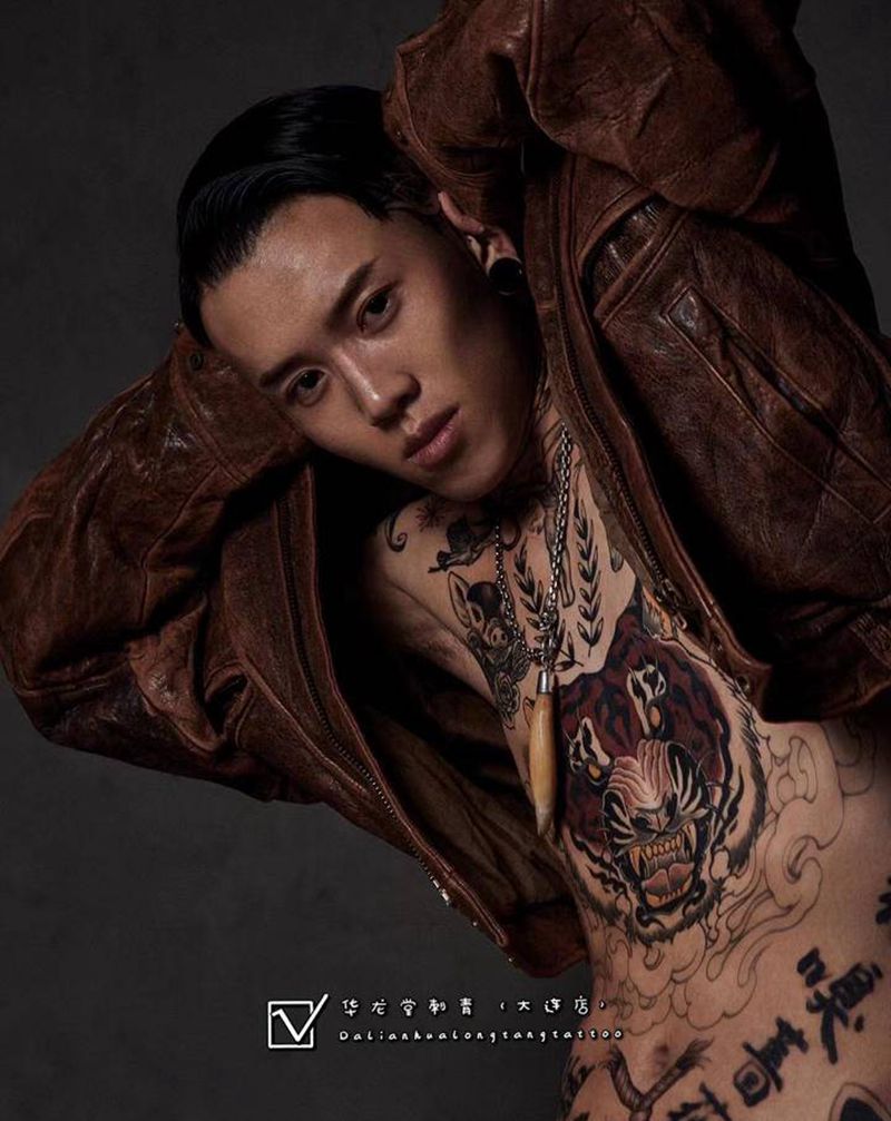 大连华龙堂刺青纹身图片_Old School纹身图案