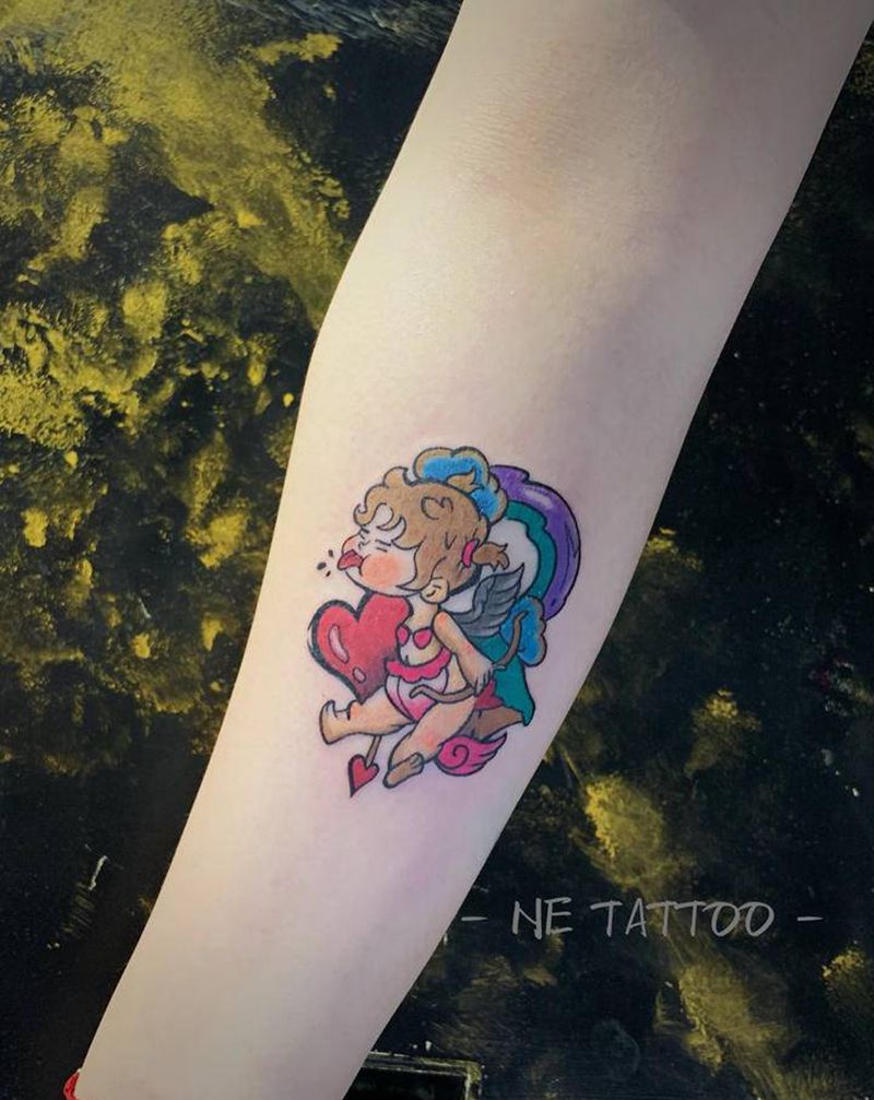 【天使】纹身图片_手臂New SchoolOld School纹身图案