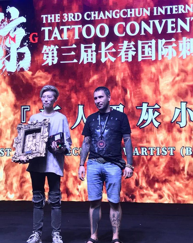 荣获新人黑灰小组第一名！纹身图片_欧美写实纹身图案