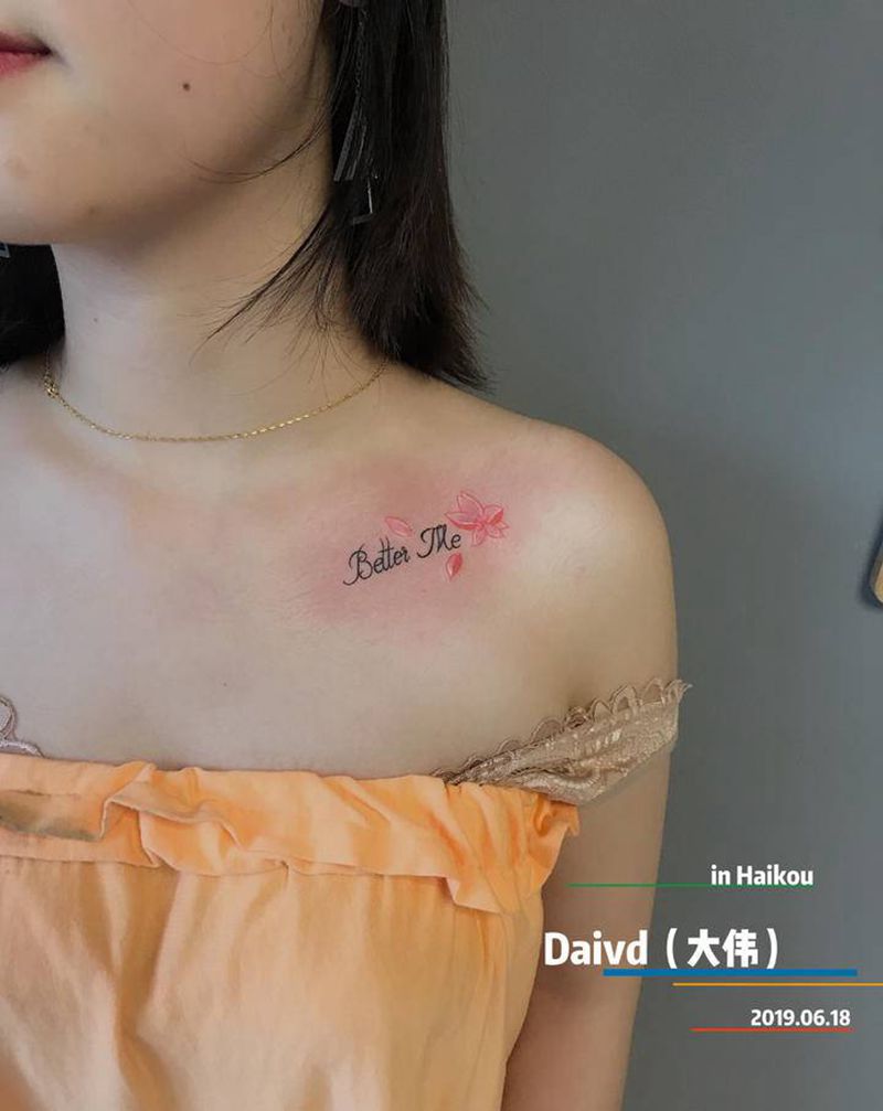 一些小图作品纹身图片_肩部手臂水彩几何纹身图案