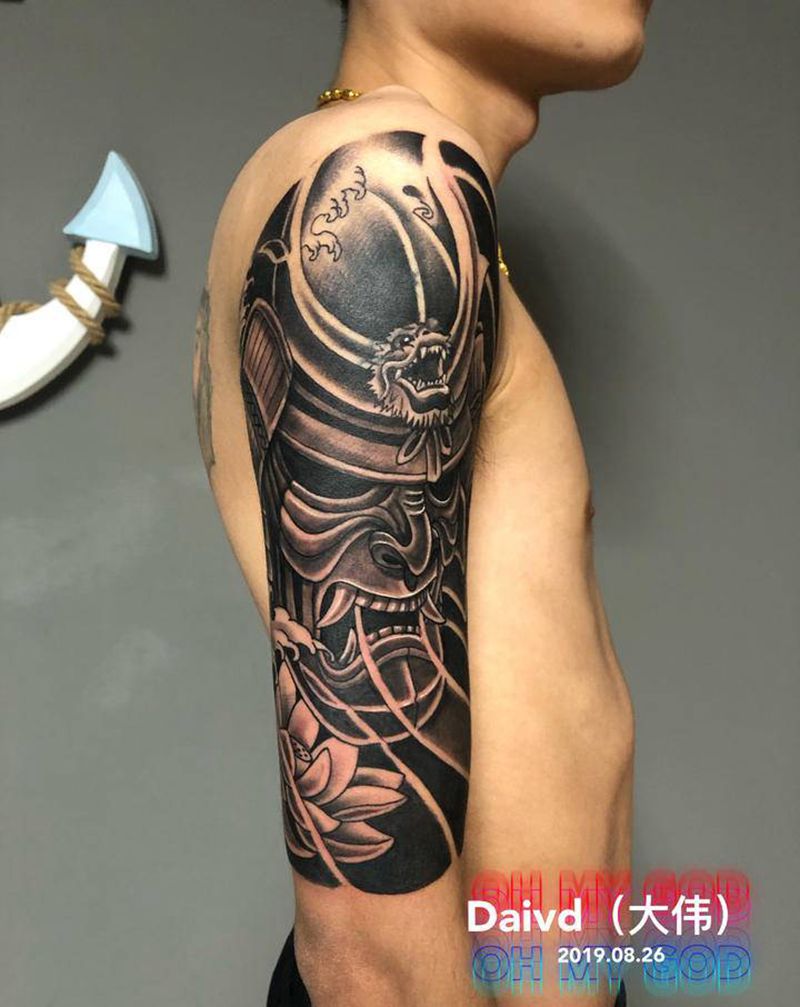 老传统遮盖纹身图片_手臂老传统纹身图案