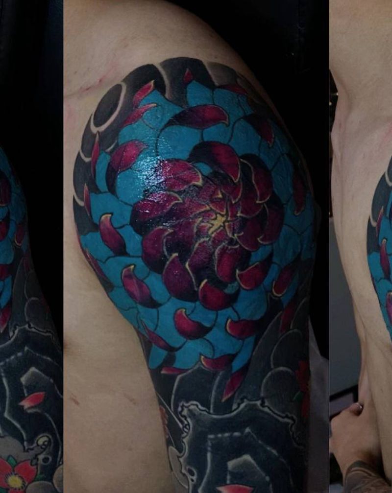 遮盖纹身图片_老传统纹身图案